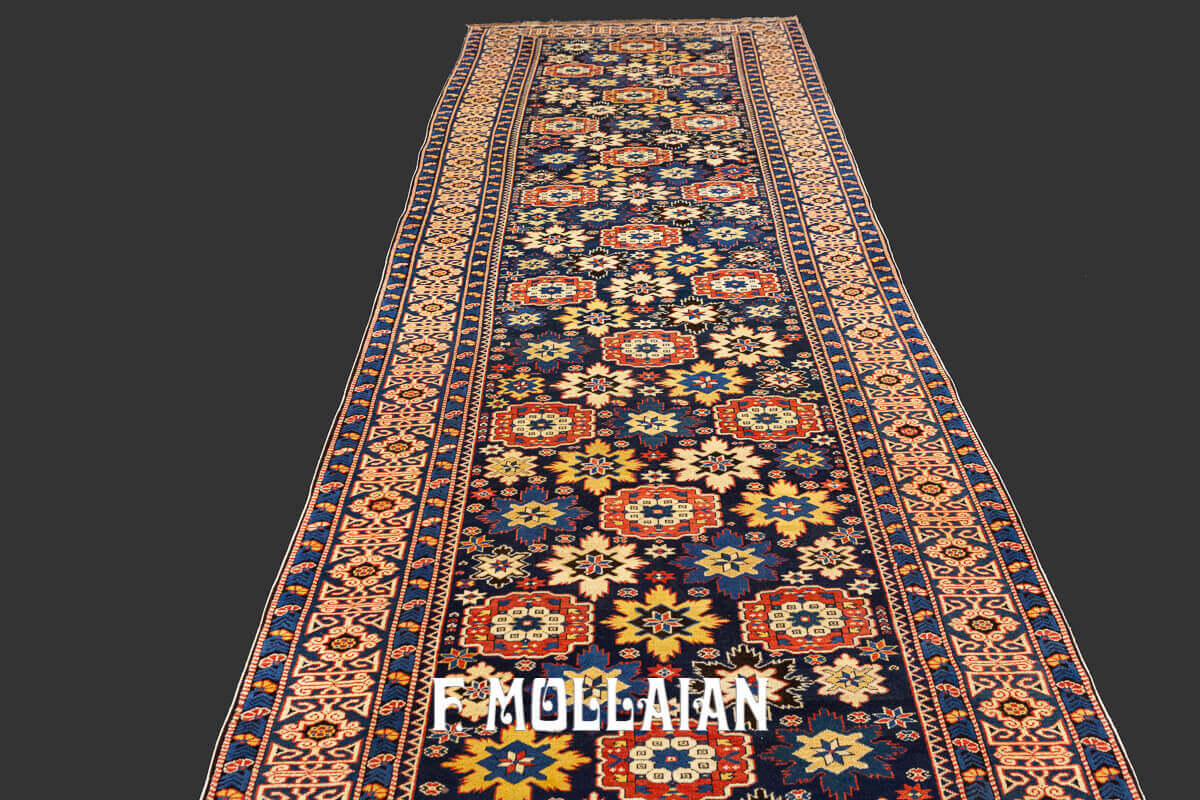 Long Handknotted Caucasian Kuba (Quba ) Antique Carpet n°:472630